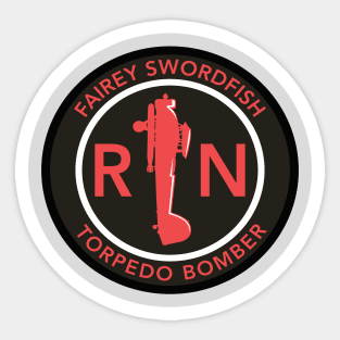 Fairey Swordfish Torpedo Bomber Sticker